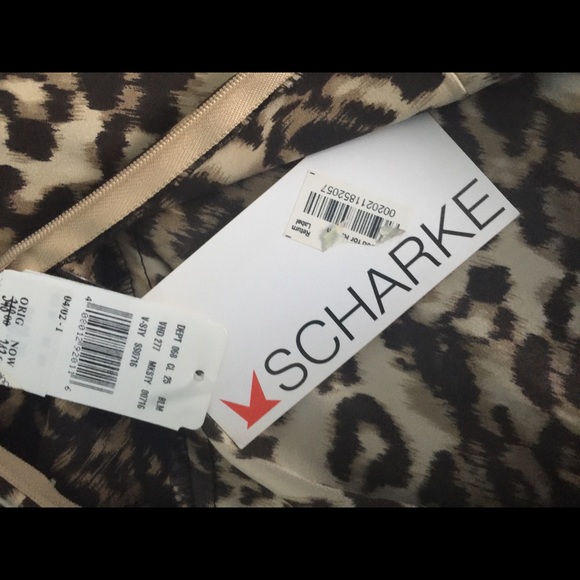 Scharke Leopard Print Silk Dress - Picture 6 of 7